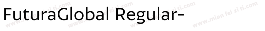 FuturaGlobal Regular字体转换